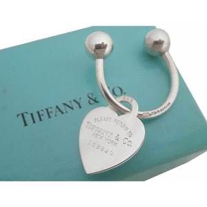 Tiffany Return to Tiffany Key Ring Silver